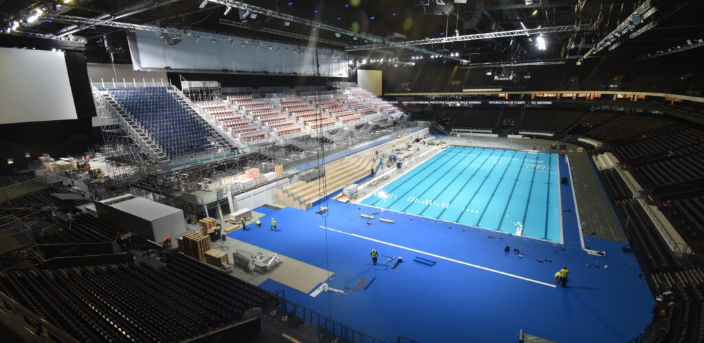 LE PISCINE DI PARIGI 2024 SONO… LOMBARDE: LA PRESENTAZIONE DI MYRTHA POOLS CON MAGNINI