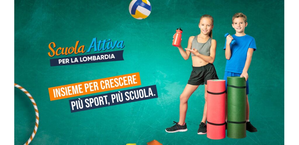 “SCUOLA ATTIVA KIDS PER LA LOMBARDIA”, RIPARTE IL PROGETTO